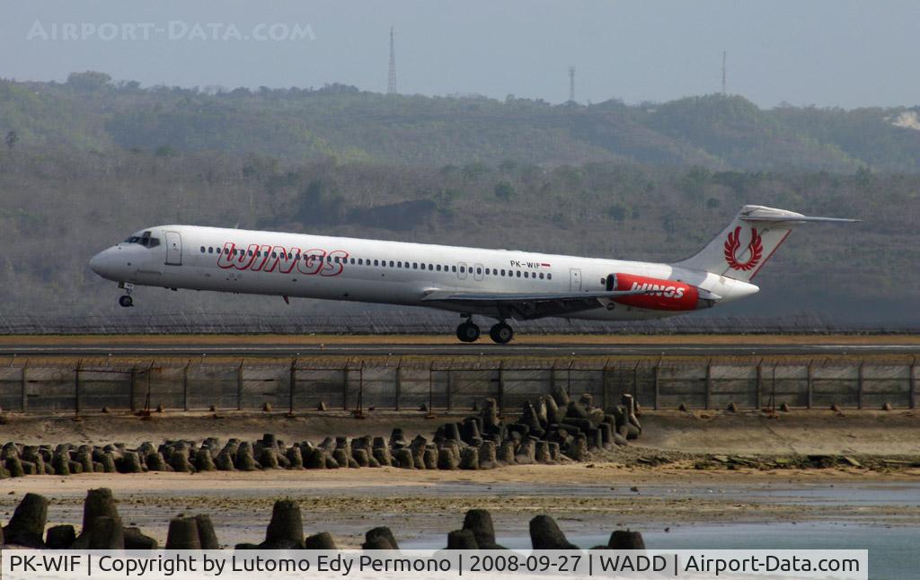 PK-WIF, 1986 McDonnell Douglas MD-82 (DC-9-82) C/N 49481, Wings Air