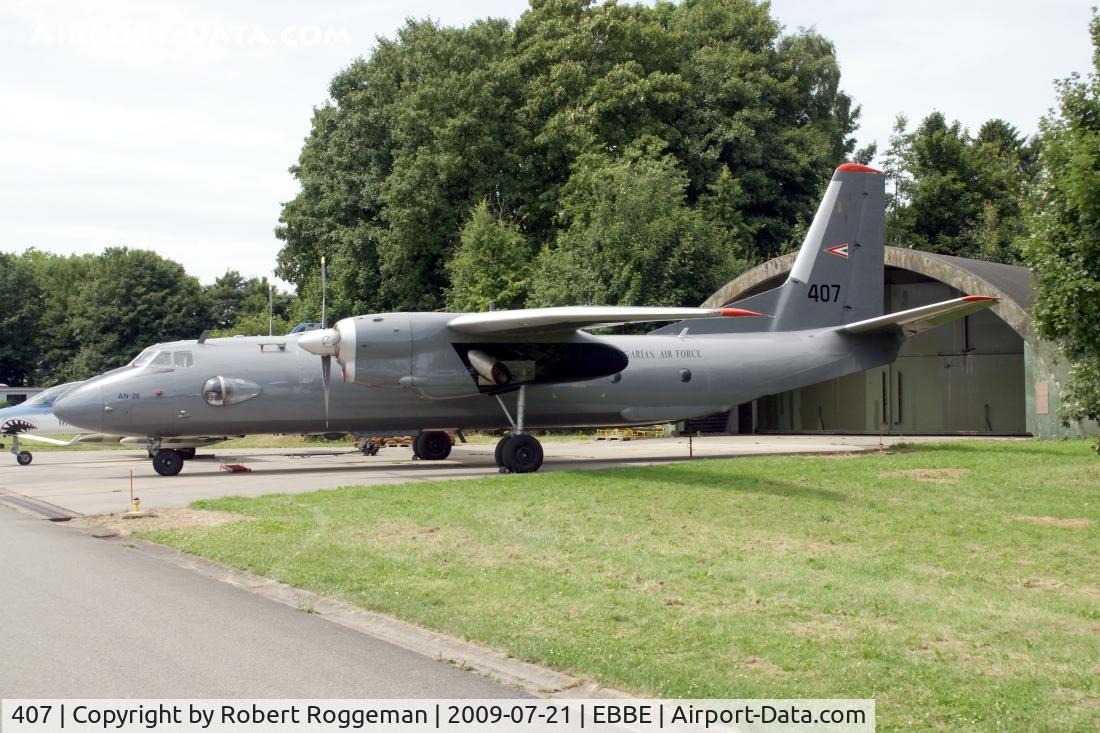 407, Antonov An-26 C/N 57303407, Antonov AN-26.Hungary-Air Force.Open Door Beauvechain Air Base