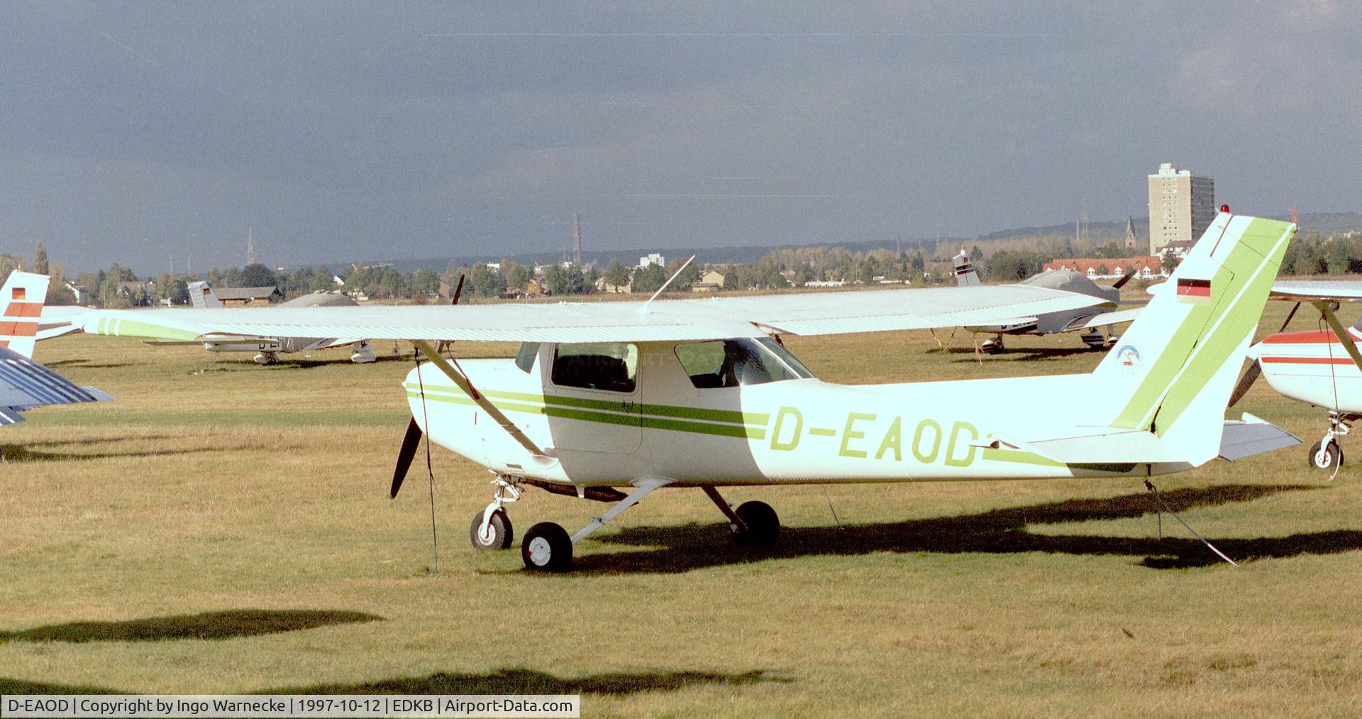 D-EAOD, Reims F152 C/N 1910, Cessna (Reims) F152 at Bonn-Hangelar airfield