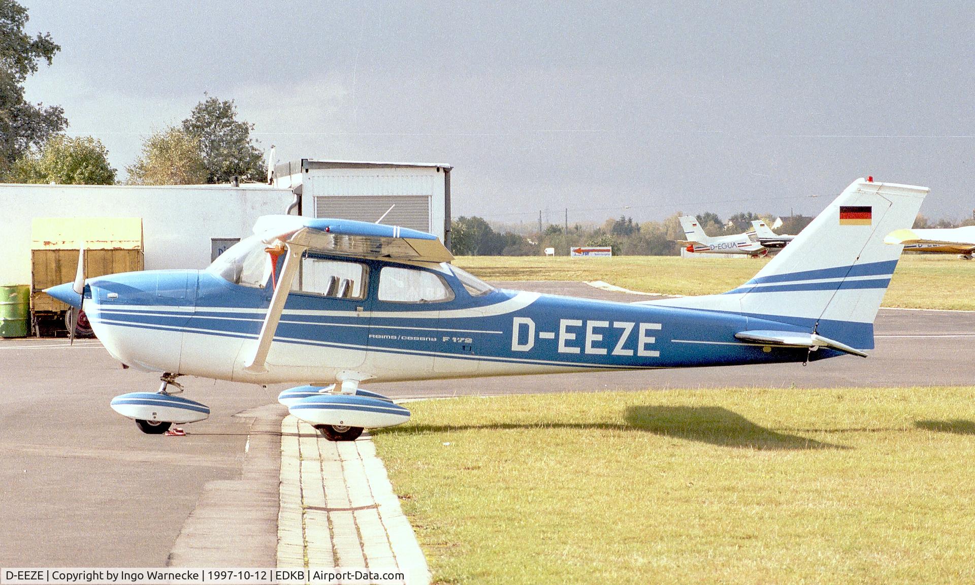 D-EEZE, Reims F172L Skyhawk C/N 0875, Cessna (Reims) F172L Skyhawk at Bonn-Hangelar airfield