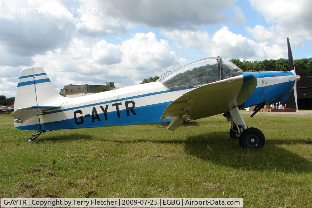 G-AYTR, 1958 Piel CP-301A Emeraude C/N 229, Piel CP301A at Leicester on 2009 Homebuild Fly-In day