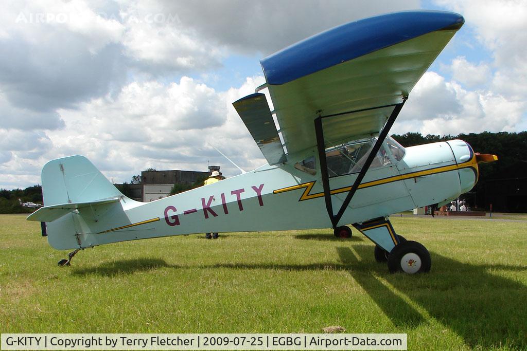 G-KITY, 1998 Denney Kitfox Mk.2 C/N PFA 172-11565, Denney Kitfox at Leicester on 2009 Homebuild Fly-In day