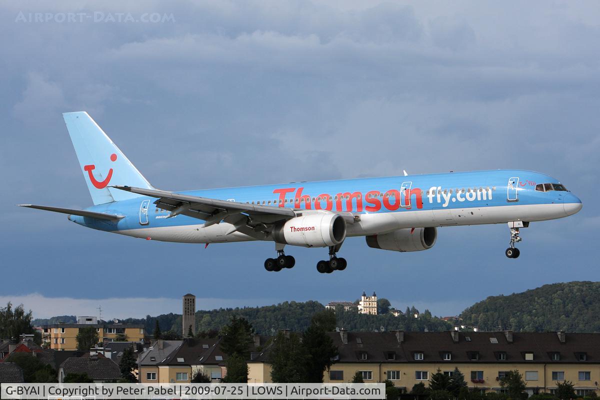 G-BYAI, 1993 Boeing 757-204 C/N 26967, SZG