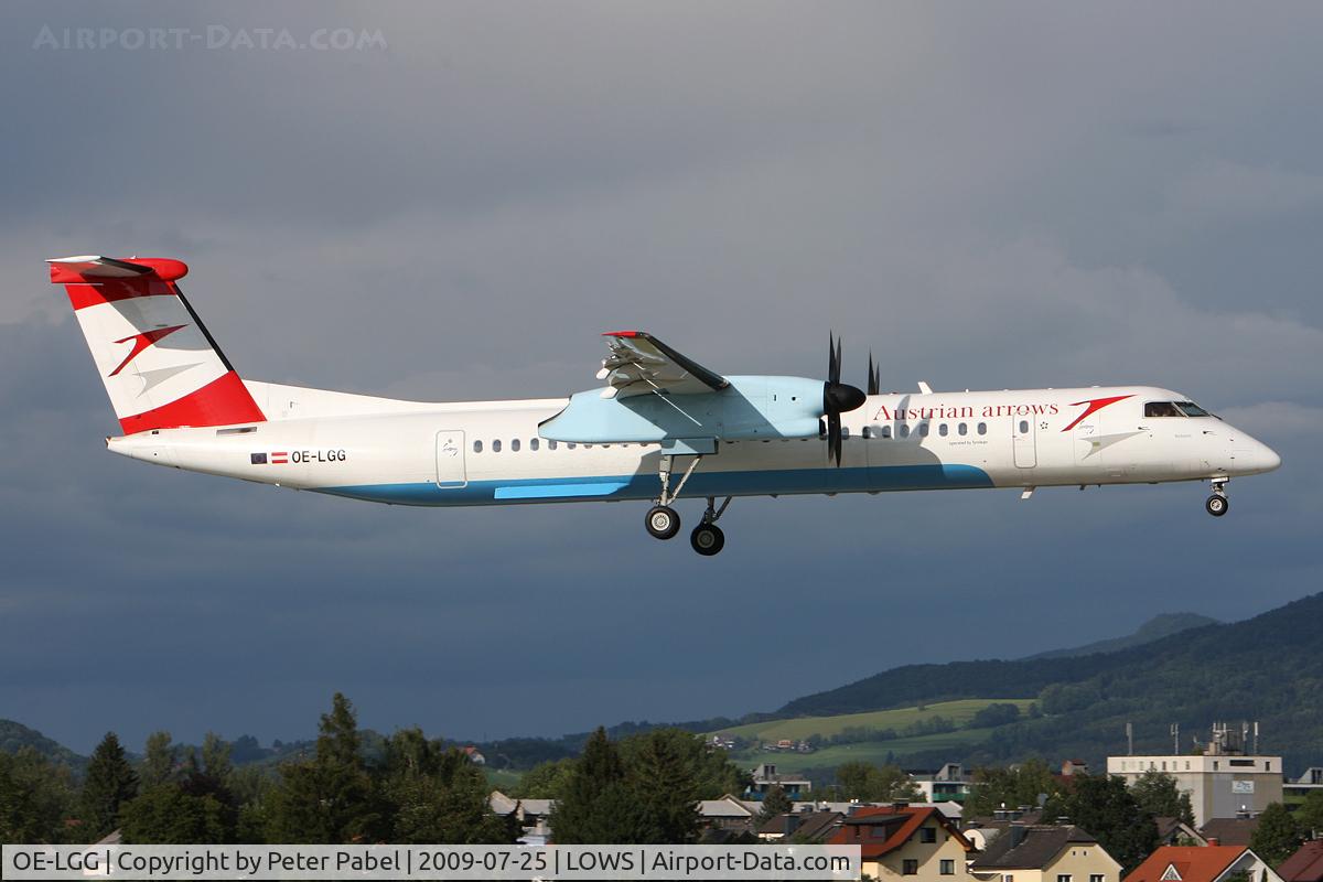OE-LGG, 2002 De Havilland Canada DHC-8-402Q Dash 8 C/N 4074, SZG