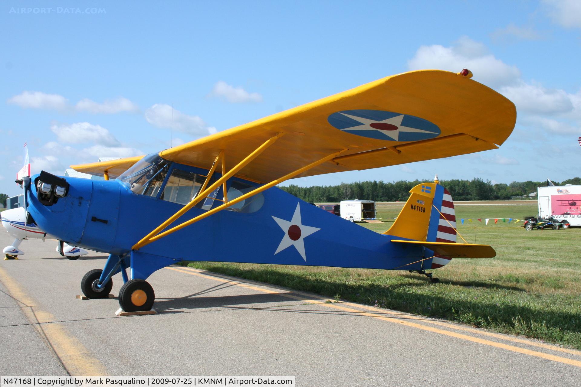 N47168, 1946 Aeronca L-3B C/N 3742, Aeronca L-3B