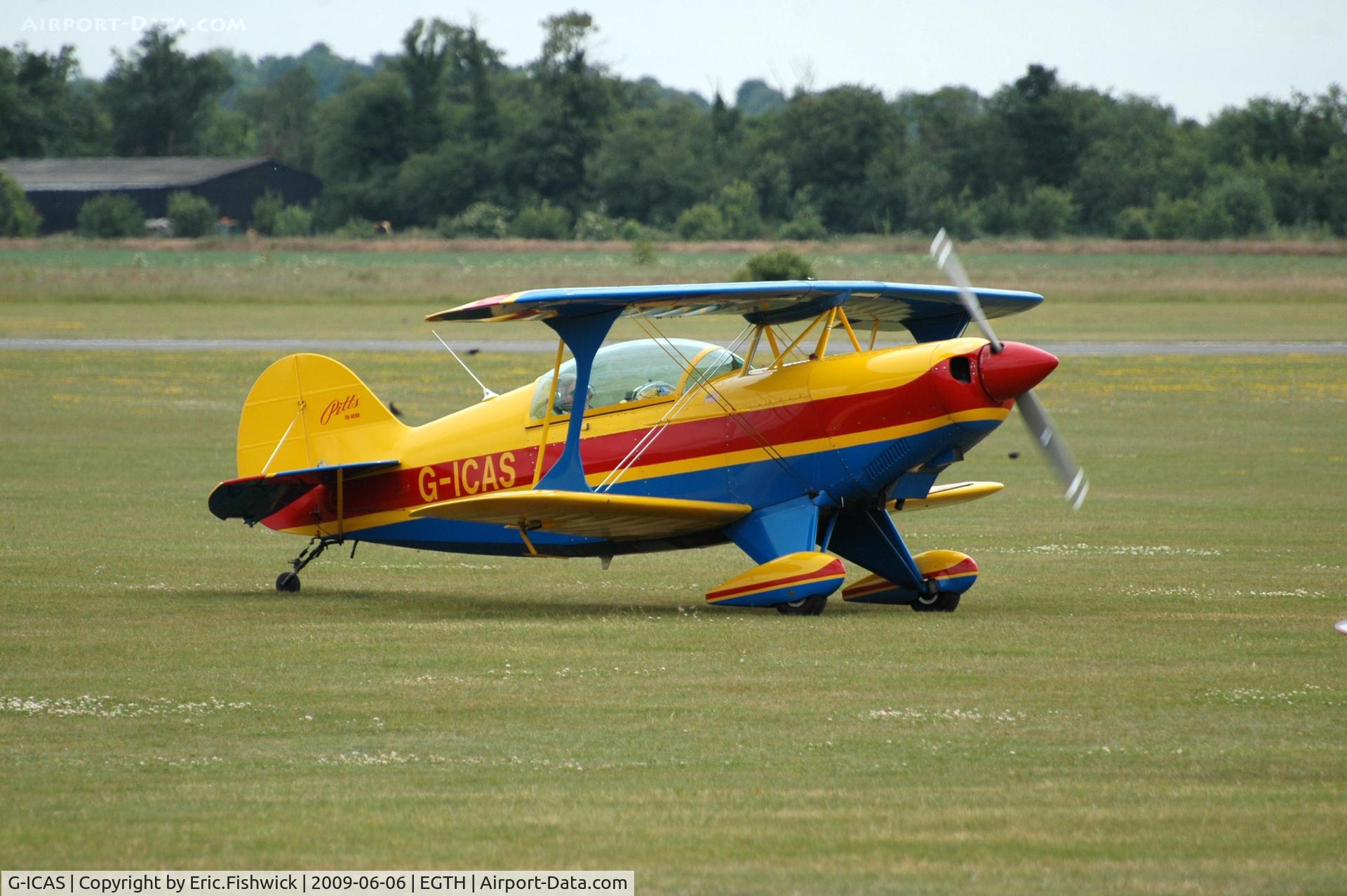 G-ICAS, 1996 Aviat Pitts S-2B Special C/N 5344, G-ICAS at The Duxford 90th Challenge Cup Aerobatics Competition