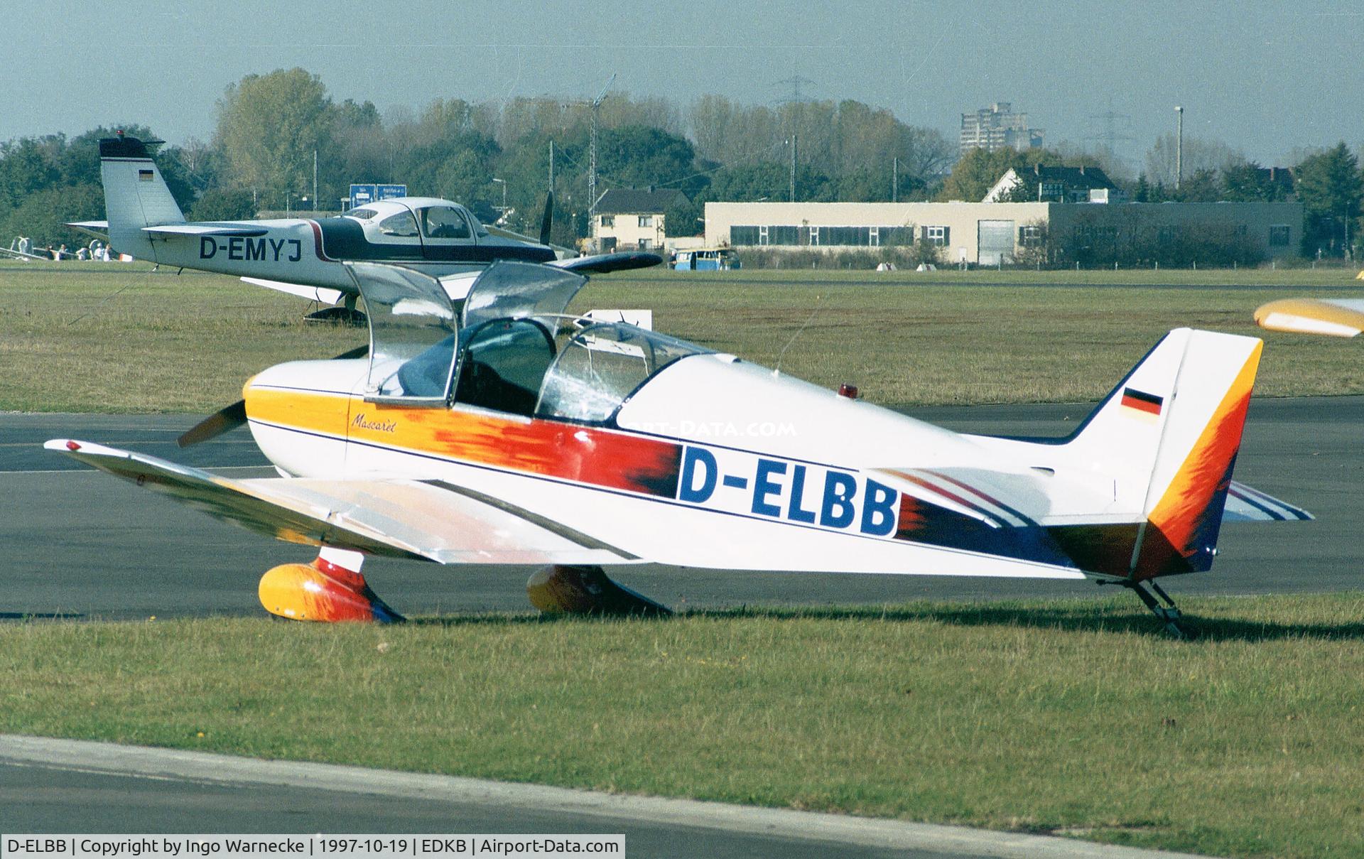 D-ELBB, Jodel D-150 Mascaret C/N 30, Jodel D.150 Mascaret at Bonn-Hangelar airfield