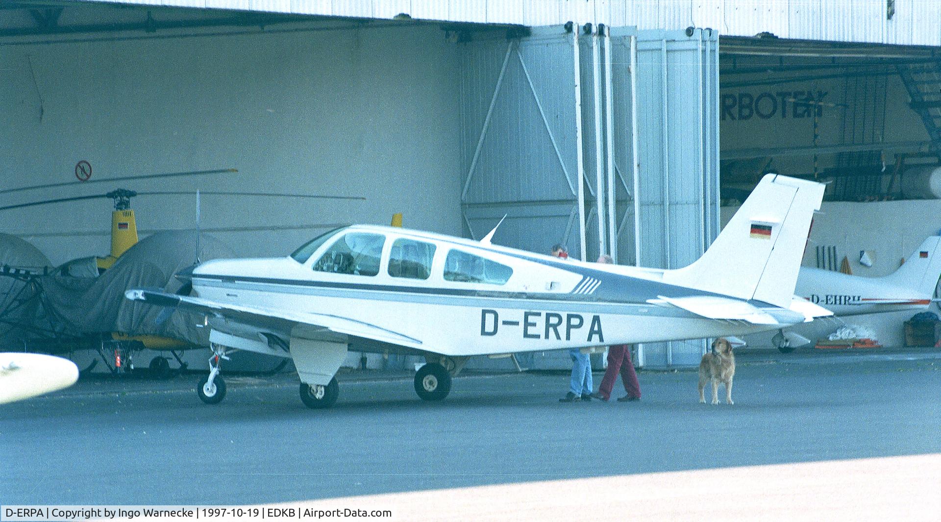 D-ERPA, Beech F33A Bonanza Bonanza C/N CE-1452, Beechcraft F33A Bonanza at  Bonn-Hangelar airfield