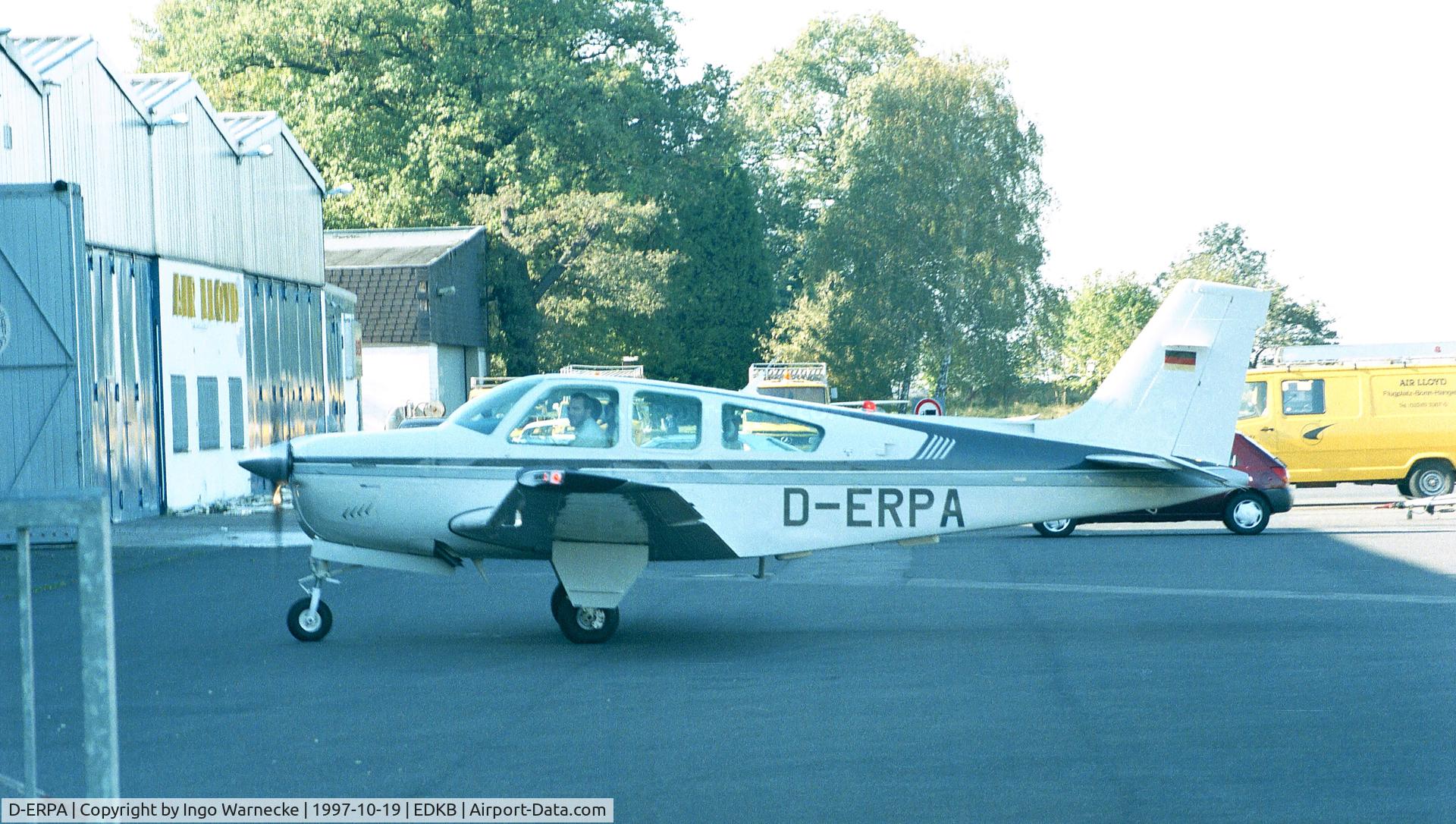 D-ERPA, Beech F33A Bonanza Bonanza C/N CE-1452, Beechcraft F33A Bonanza at Bonn-Hangelar airfield