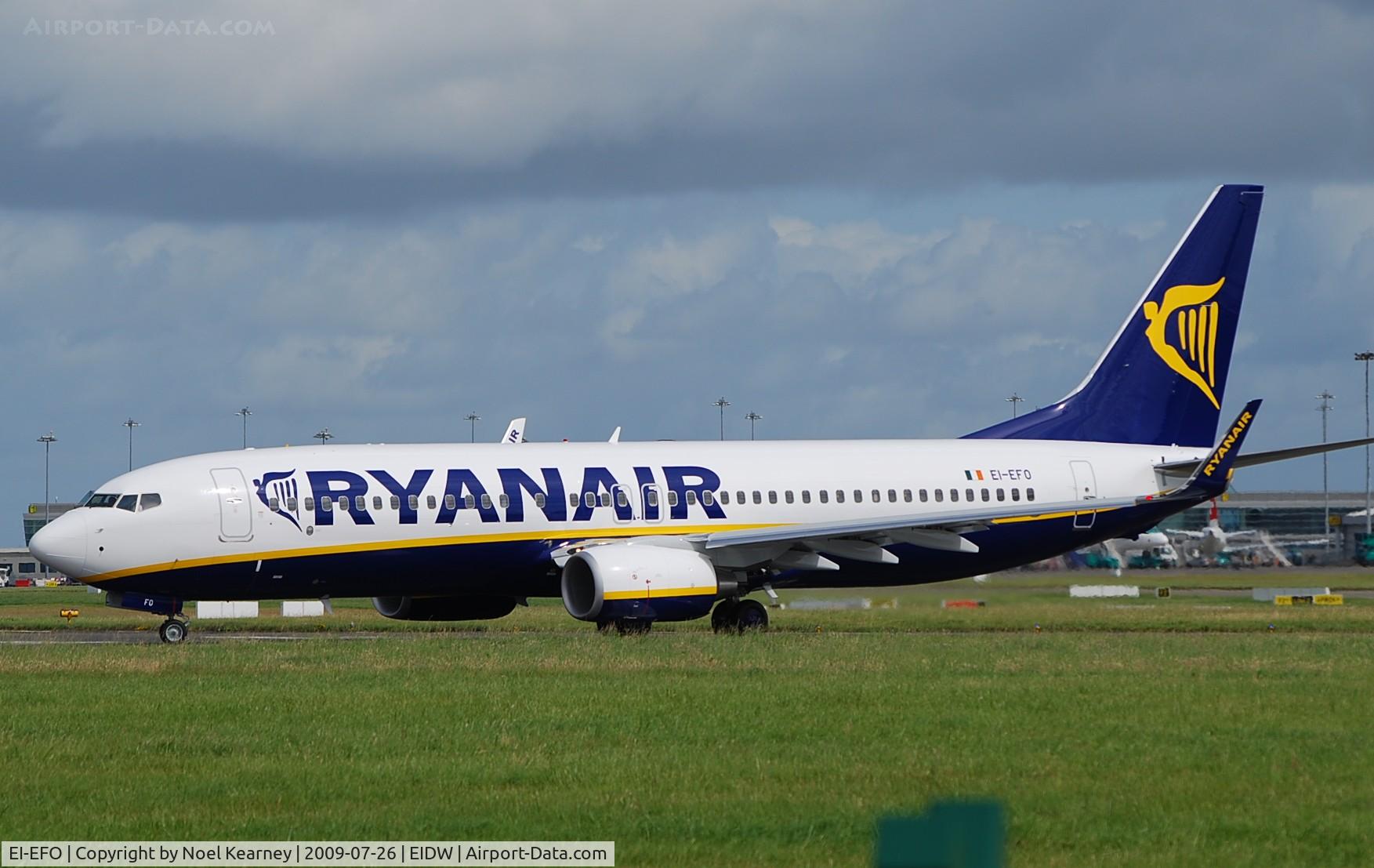 EI-EFO, 2009 Boeing 737-8AS C/N 37539, RYR B737-8AS c/n 37539
