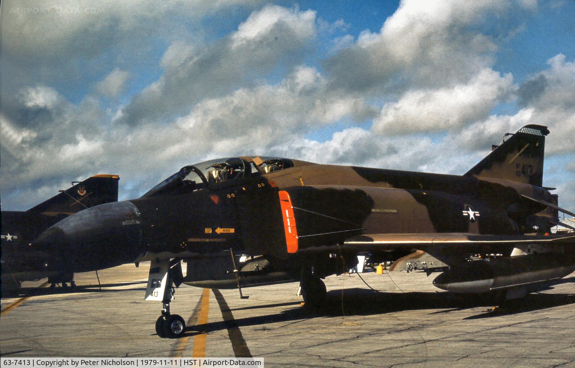 63-7413, 1963 McDonnell F-4C Phantom II C/N 335, F-4C Phantom of 93rd Tactical Fighter Squadron at the 1979 Homestead AFB Open House.