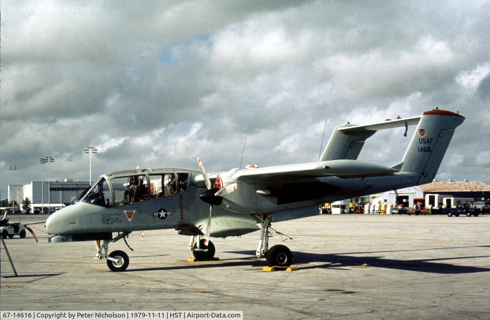 67-14616, North American OV-10A Bronco C/N 321-24, OV-10A Bronco of 549th Tactical Air Support Squadron at the 1979 Homestead AFB Open House.