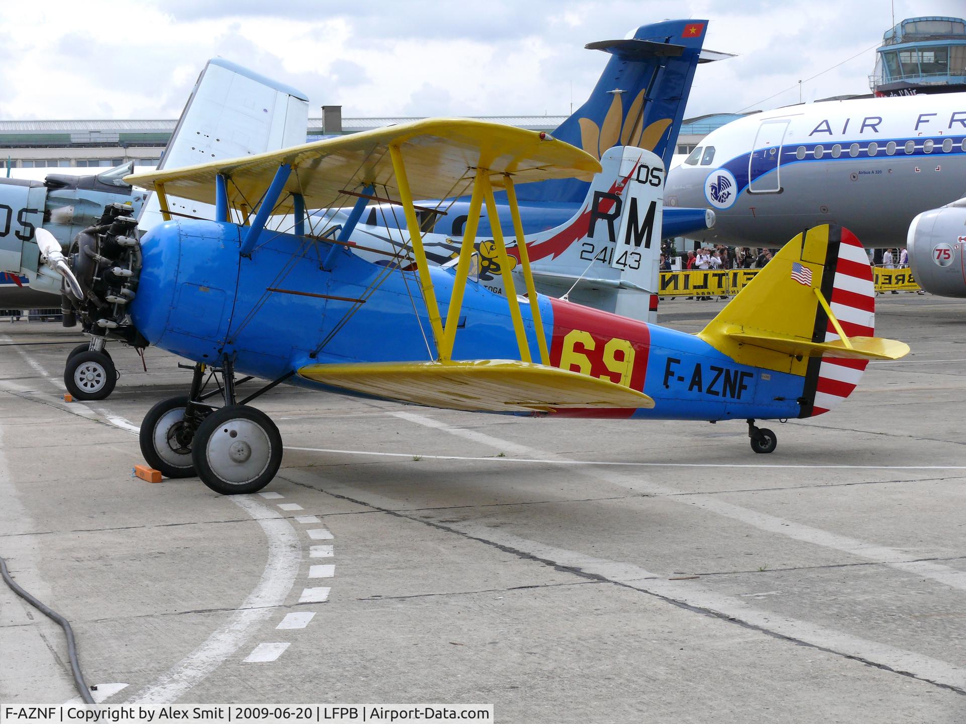 F-AZNF, Naval Aircraft Factory N3N-3 C/N 2909, Naval Aircraft Factory N3N-3 F-AZNF Amicale Jean Baptiste Salis painted as  US Navy 69;