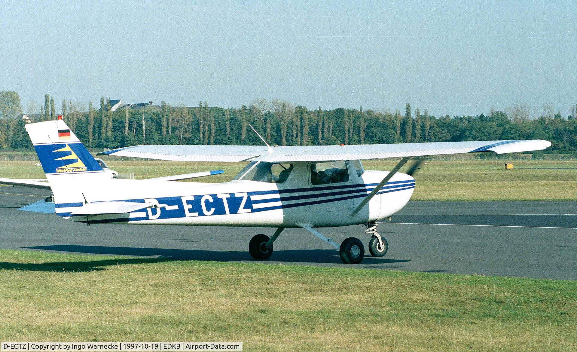 D-ECTZ, Cessna CF150L C/N F15000897, Cessna (Reims) F150L at Bonn-Hangelar airfield