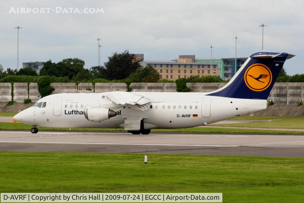 D-AVRF, 1995 British Aerospace Avro 146-RJ85 C/N E.2269, Lufthansa Regional operated by CityLine