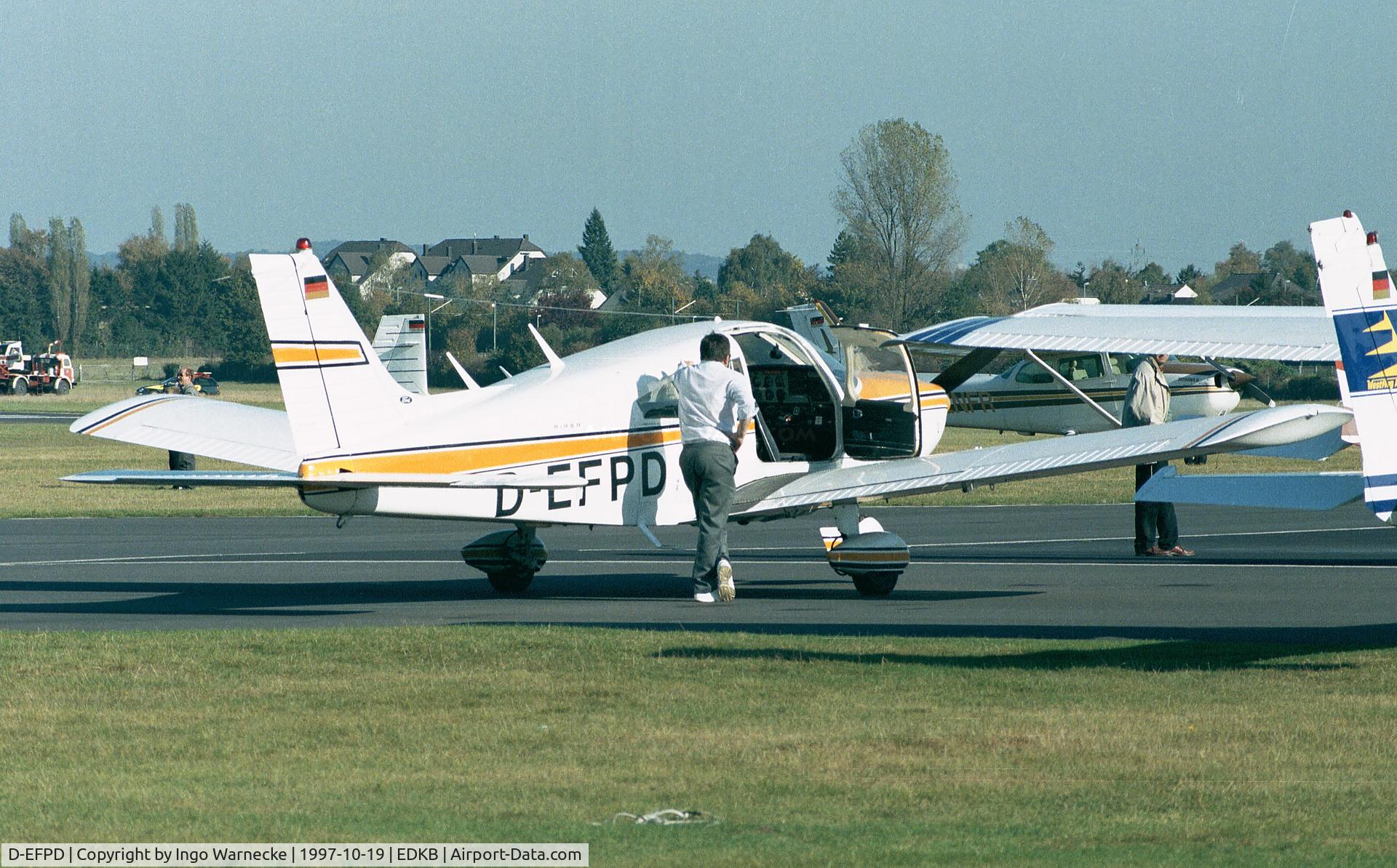 D-EFPD, 1973 Piper PA-28-180 Challenger C/N 28-7305121, Piper PA-28-180 Cherokee Challenger at Bonn-Hangelar airfield