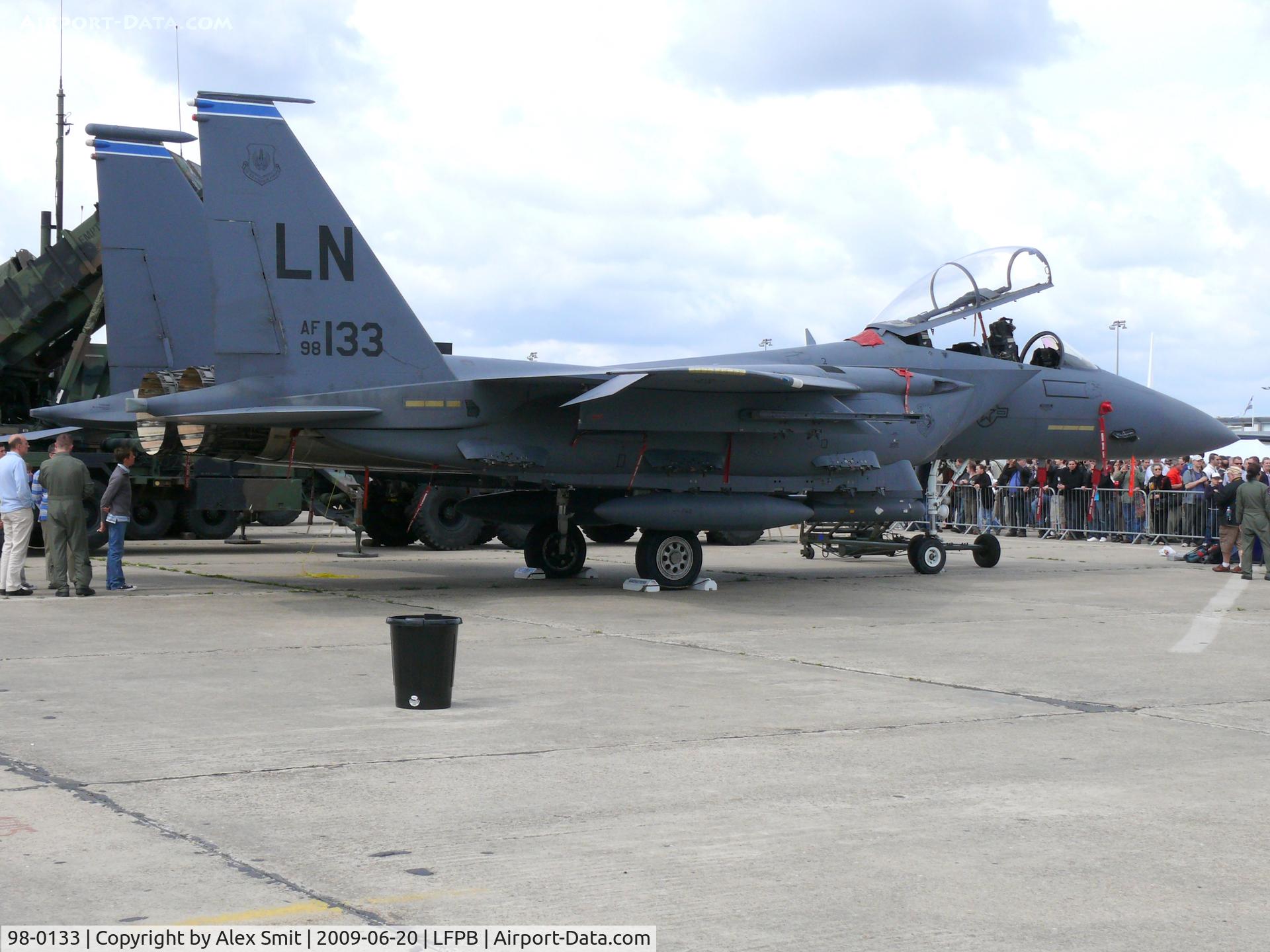 98-0133, 1998 McDonnell Douglas F-15E Strike Eagle C/N 1363/E224, McDonnell Douglas F-15E Strike Eagle 98-0133/LN US Air Force