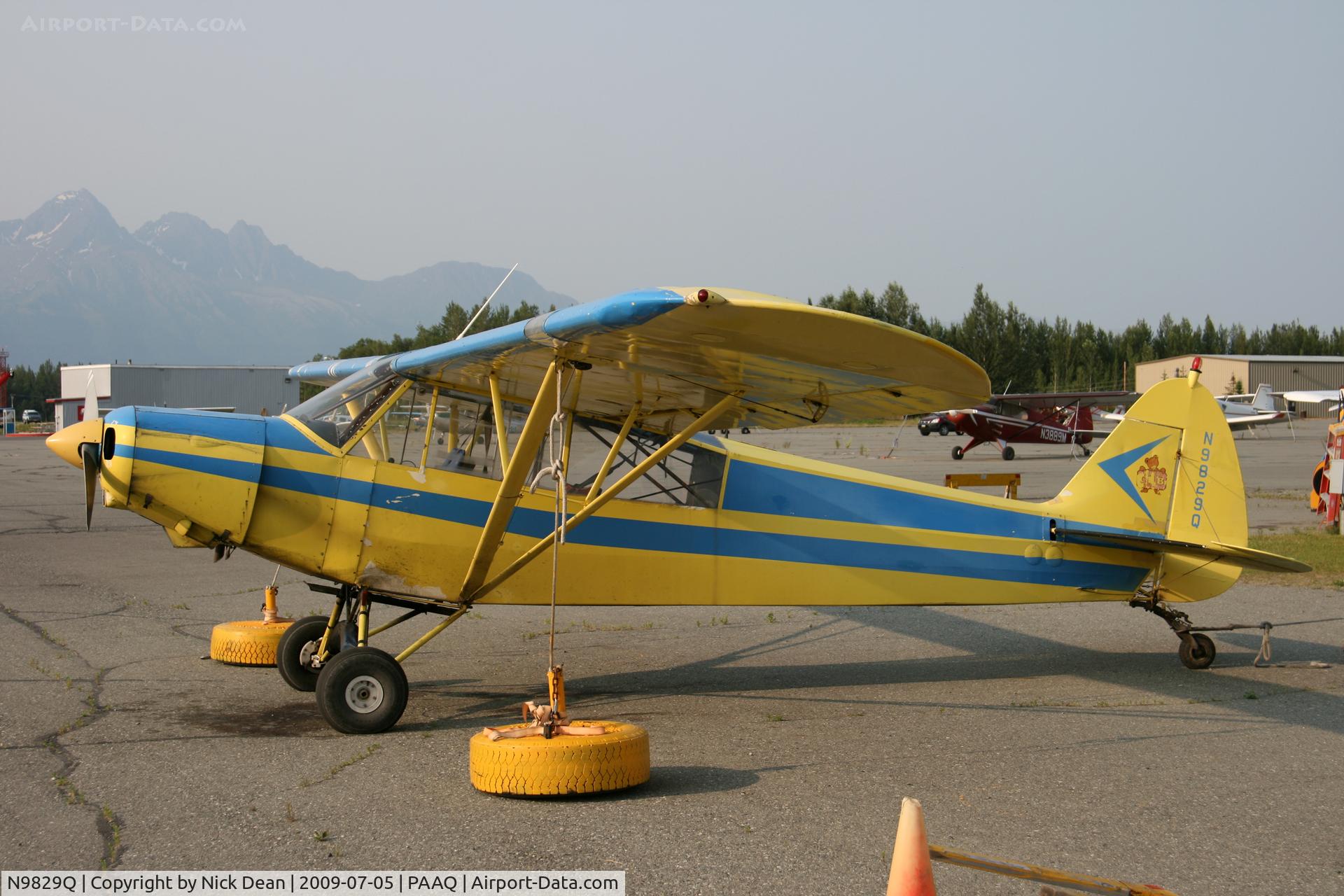 N9829Q, 1954 Piper PA-18-135 Super Cub C/N 18-3328, PAAQ