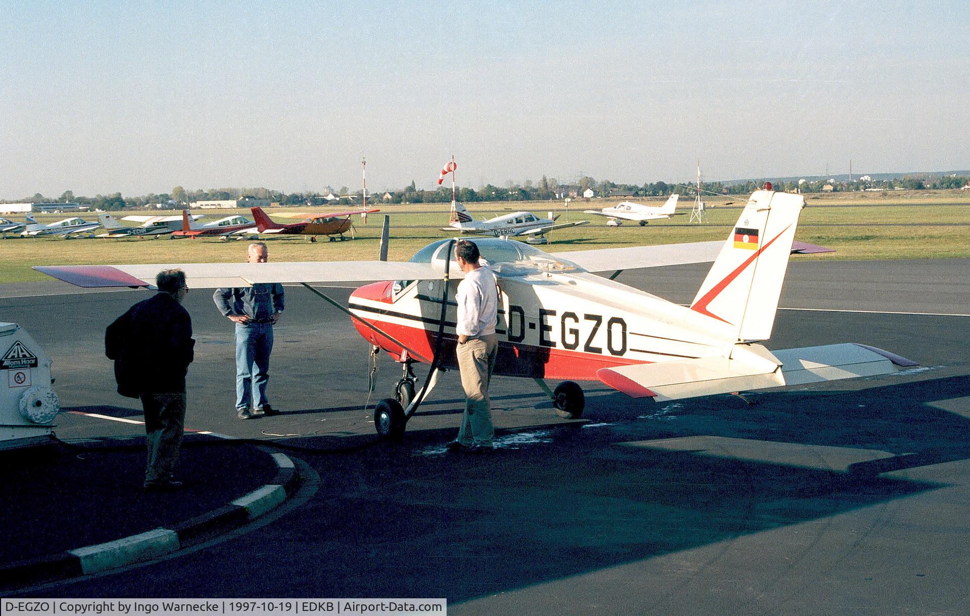 D-EGZO, 1966 Bolkow Bo-208C Junior C/N 575, Bölkow Bo 208C1 Junior at Bonn-Hangelar airfield