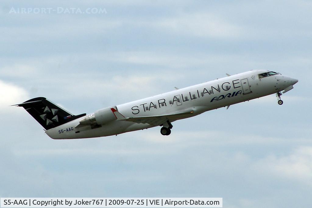 S5-AAG, 2000 Canadair CRJ-200LR (CL-600-2B19) C/N 7384, Adria Airways Canadair Regional Jet CRJ200LR