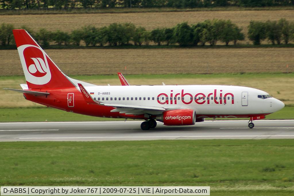 D-ABBS, 2001 Boeing 737-76N C/N 28654, Air Berlin Boeing 737-76N(WL)