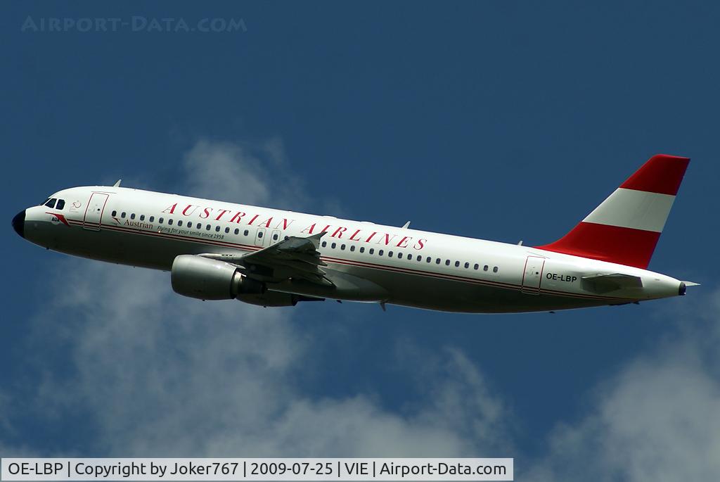 OE-LBP, 1998 Airbus A320-214 C/N 797, Austrian Airlines Airbus A320-214