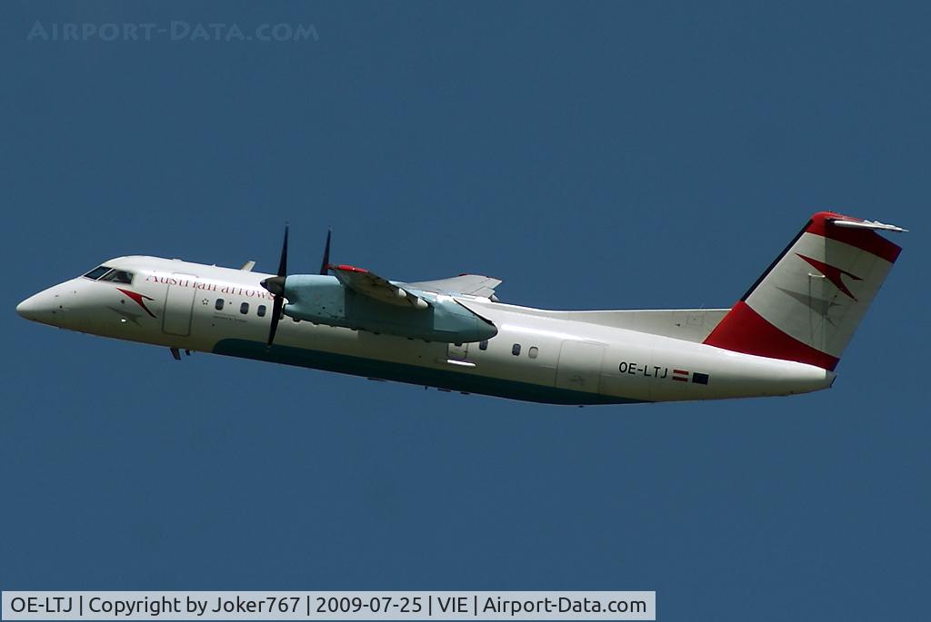 OE-LTJ, 1997 De Havilland Canada DHC-8-314Q Dash 8 C/N 481, Austrian arrows De Havilland Canada DHC-8-314Q