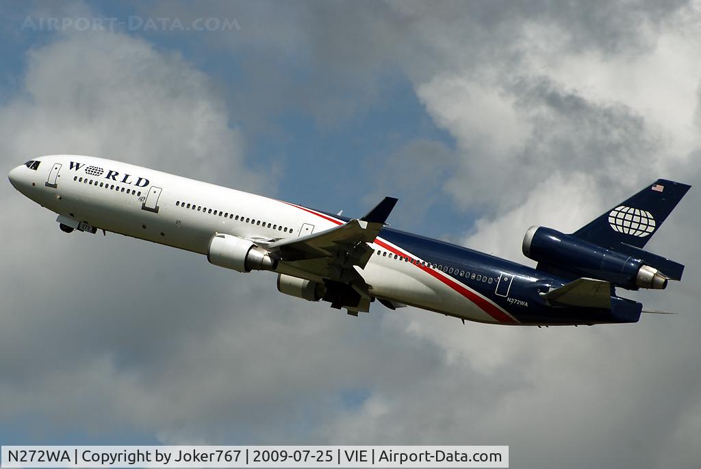 N272WA, 1992 McDonnell Douglas MD-11 C/N 48437, World Airways McDonnell Douglas MD-11