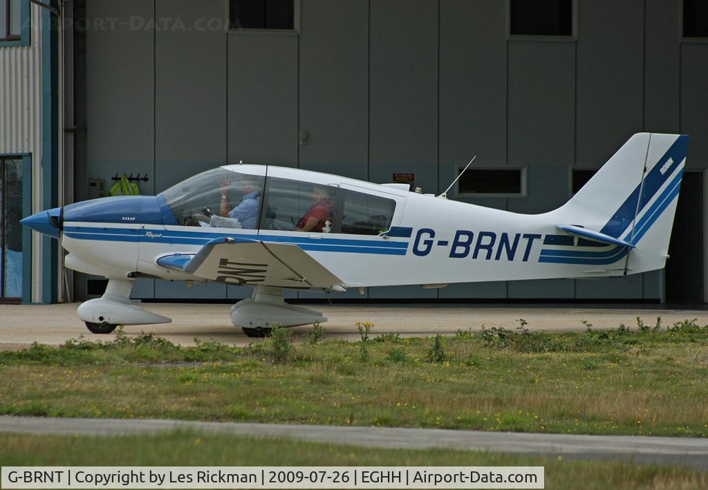 G-BRNT, 1989 Robin DR-400-180 Regent Regent C/N 1935, Robin DR 400 ready for the off.