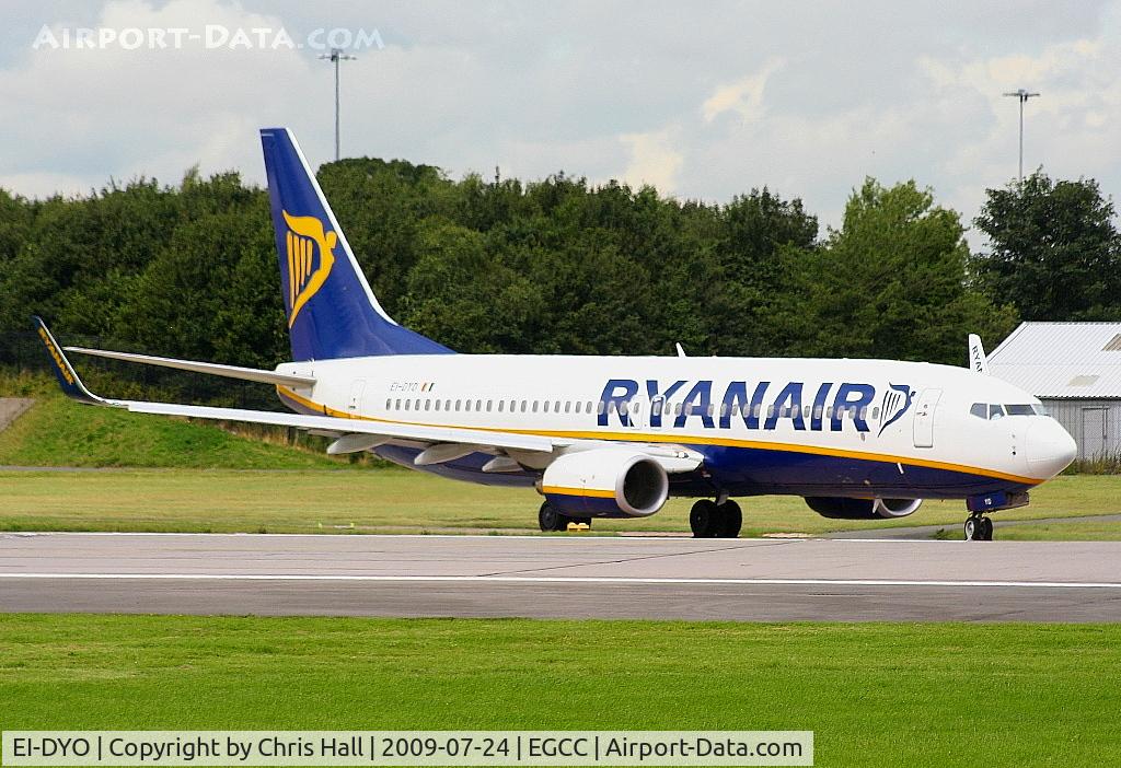 EI-DYO, 2008 Boeing 737-8AS C/N 33636, Ryanair
