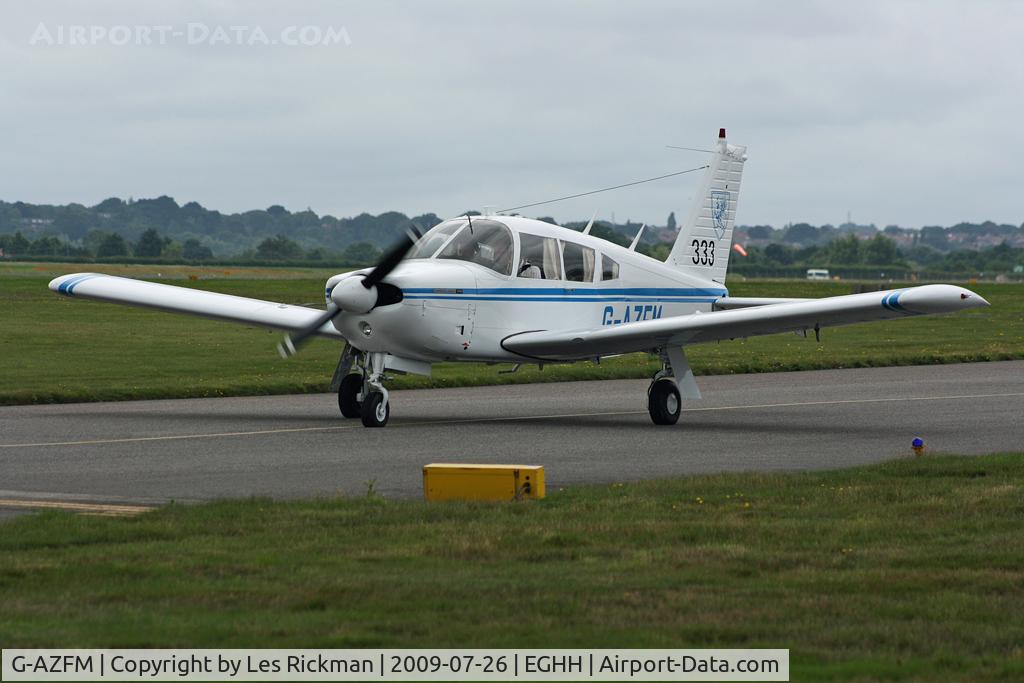 G-AZFM, 1971 Piper PA-28R-200 Cherokee Arrow C/N 28R-7135218, Taxiing out.