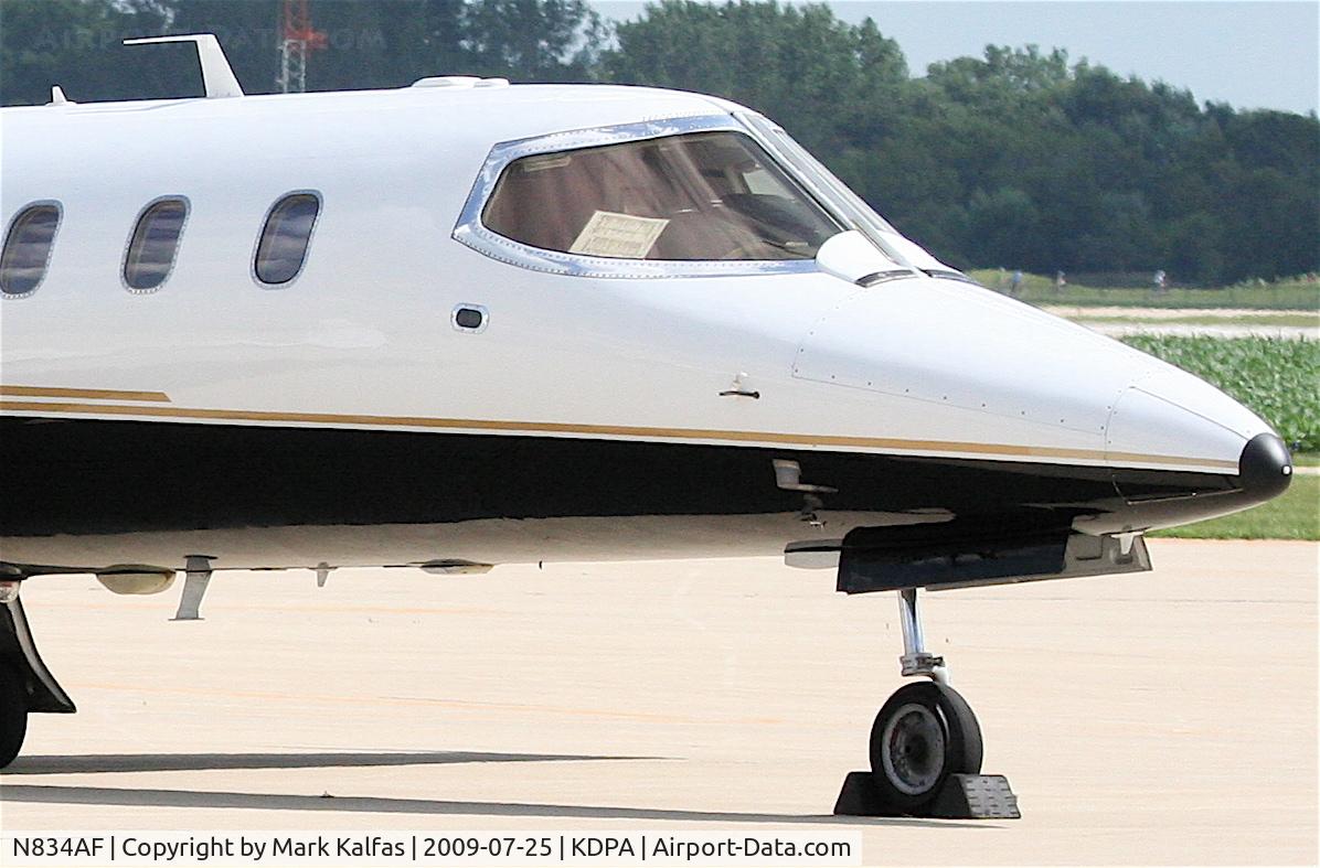 N834AF, 2001 Learjet 31A C/N 225, Wal-Mart's Learjet Inc 31A, N834AF on the ramp KDPA