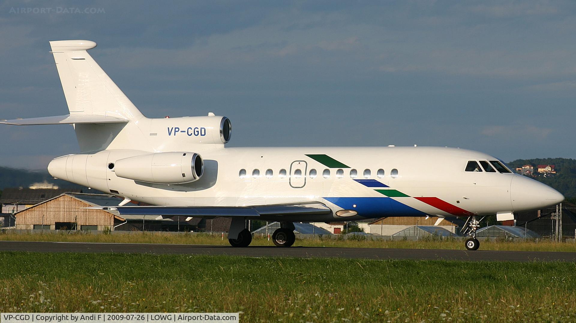 VP-CGD, 2000 Dassault Falcon 900EX C/N 65, Falcon 900EX