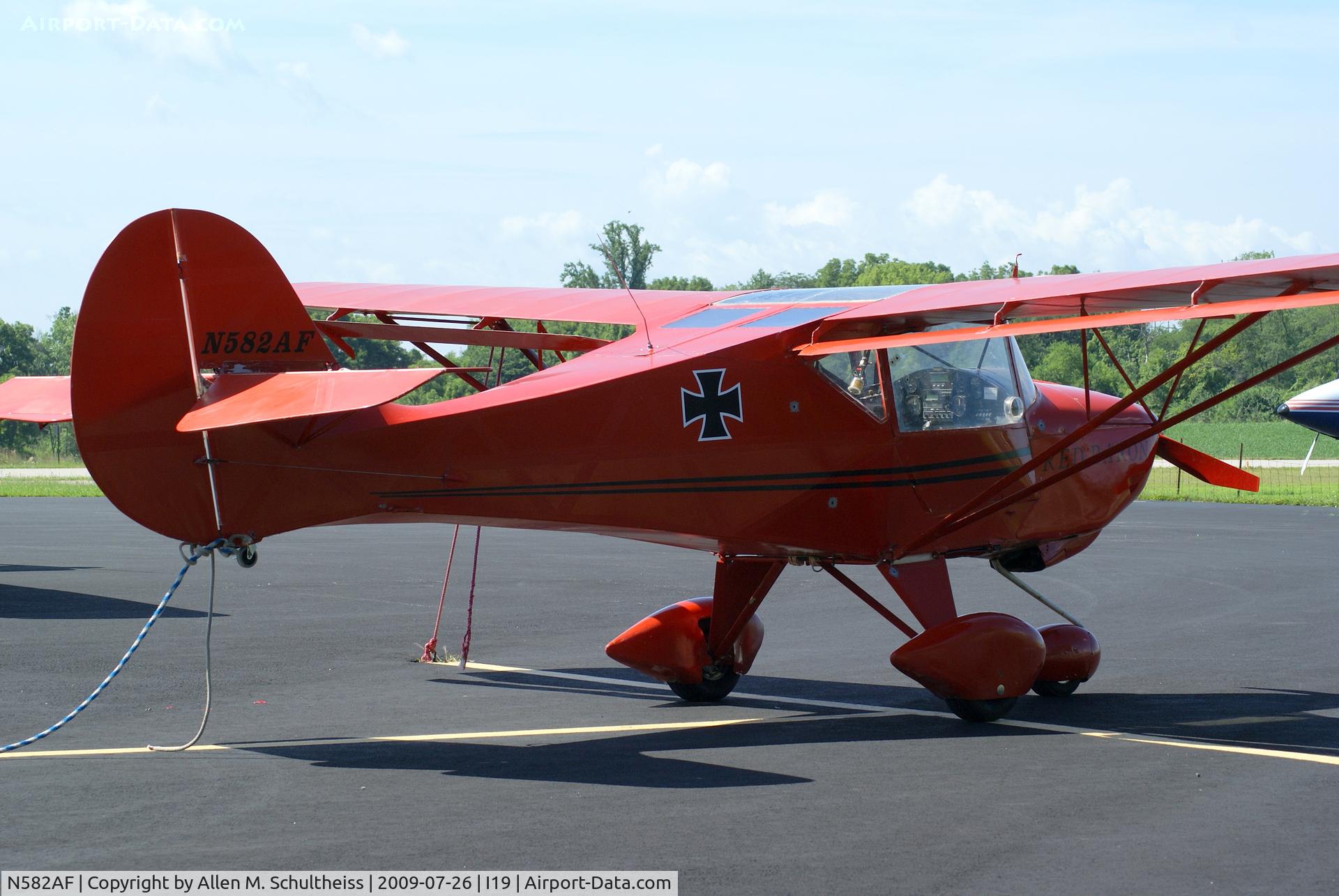 N582AF, 1995 Huff Joseph A AVID FLYER ACROBAT C/N 1118D, 1995 Avid Flyer