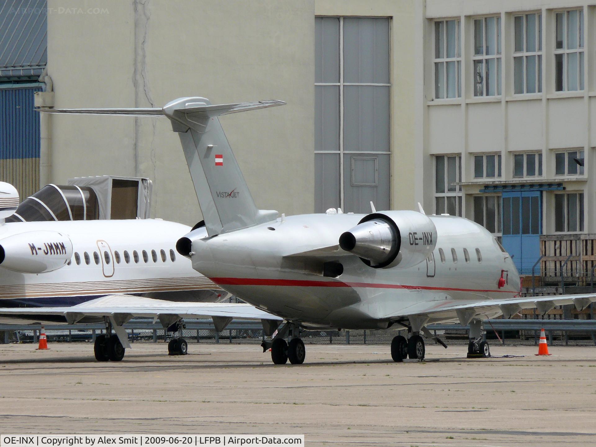 OE-INX, 2005 Bombardier Challenger 604 (CL-600-2B16) C/N 5629, Bombardier CL600-2B16 Challenger 604 OE-INX Vistajet