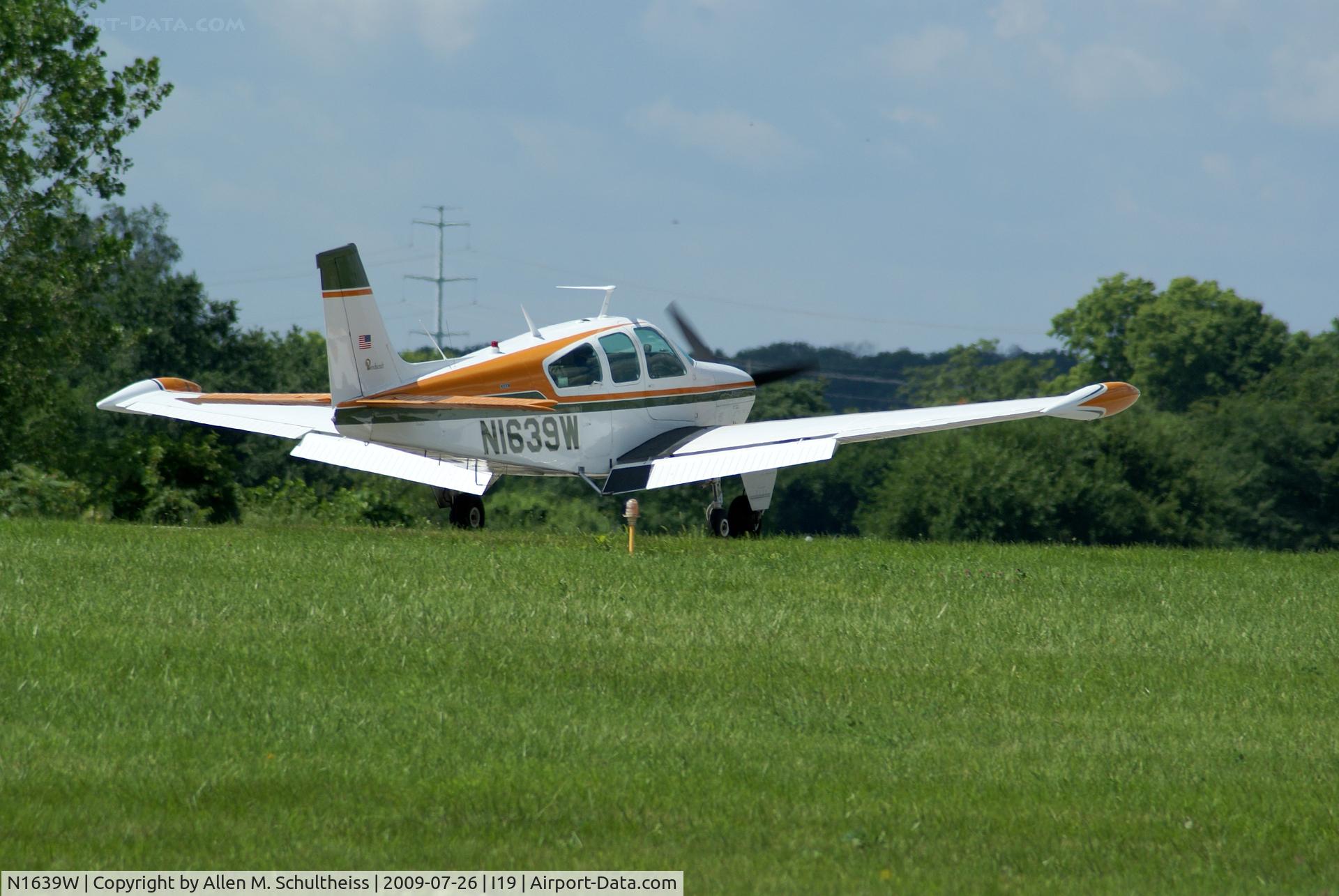 N1639W, 1972 Beech G33 Bonanza C/N CD-1295, 1972 Beech G73