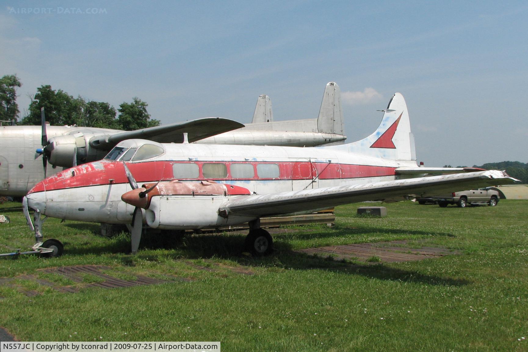 N557JC, 1952 De Havilland DH-104 Dove 5A C/N 04380, at Reading