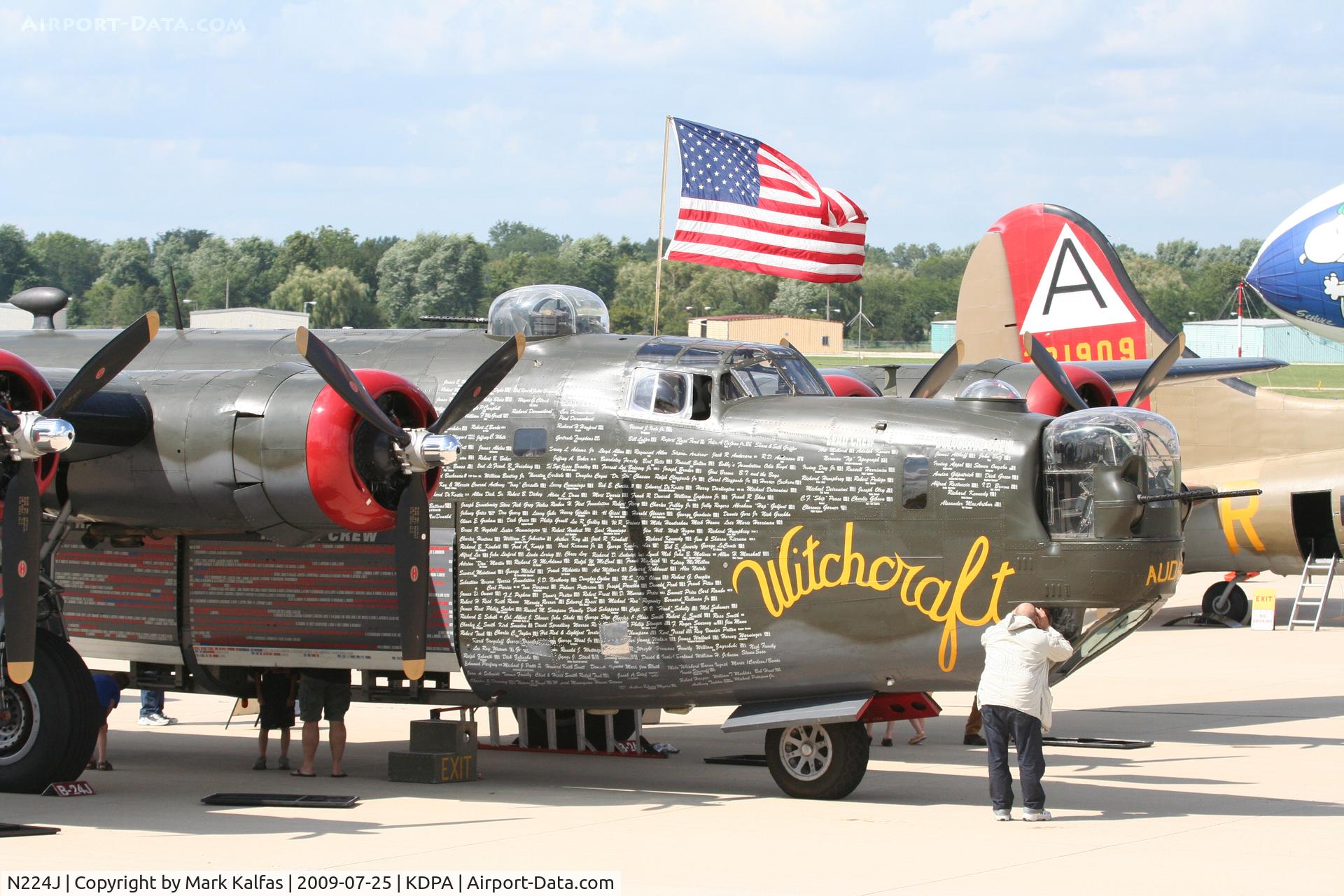 N224J, 1944 Consolidated B-24J-85-CF Liberator C/N 1347 (44-44052), Collings Foundation, Consolidated B-24J Liberator 252534 at Community Days KDPA