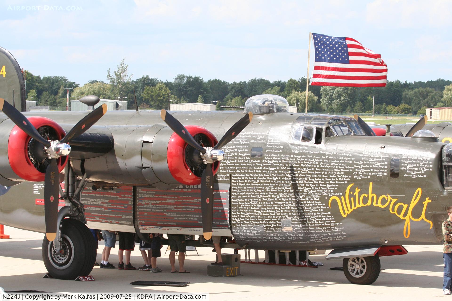 N224J, 1944 Consolidated B-24J-85-CF Liberator C/N 1347 (44-44052), Collings Foundation, Consolidated B-24J Liberator 252534 at Community Days KDPA