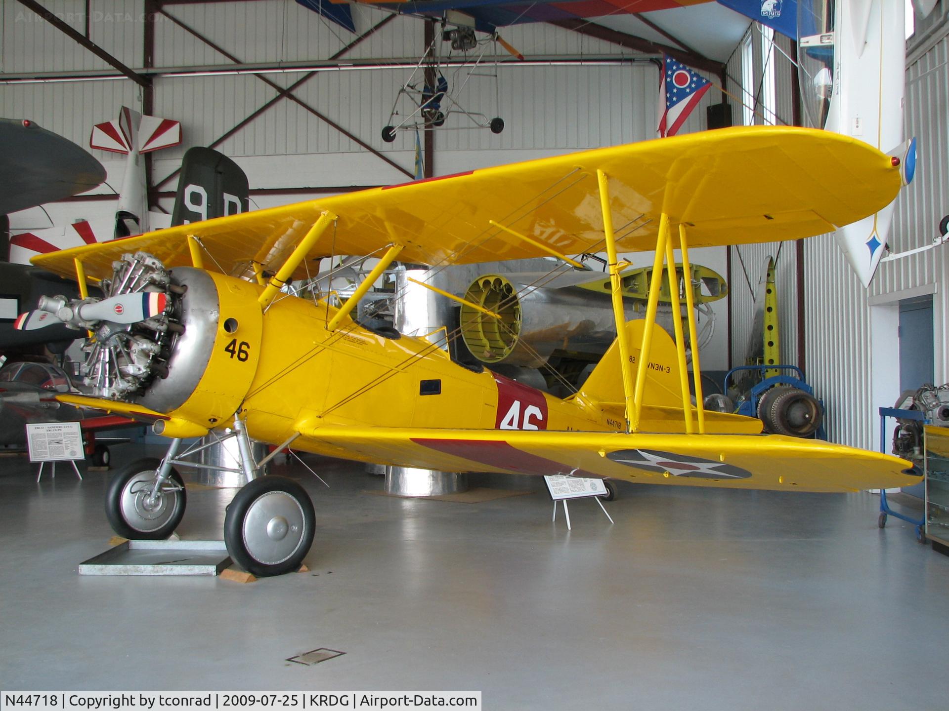 N44718, 1941 Naval Aircraft Factory N3N-3 C/N 2782, at Reading