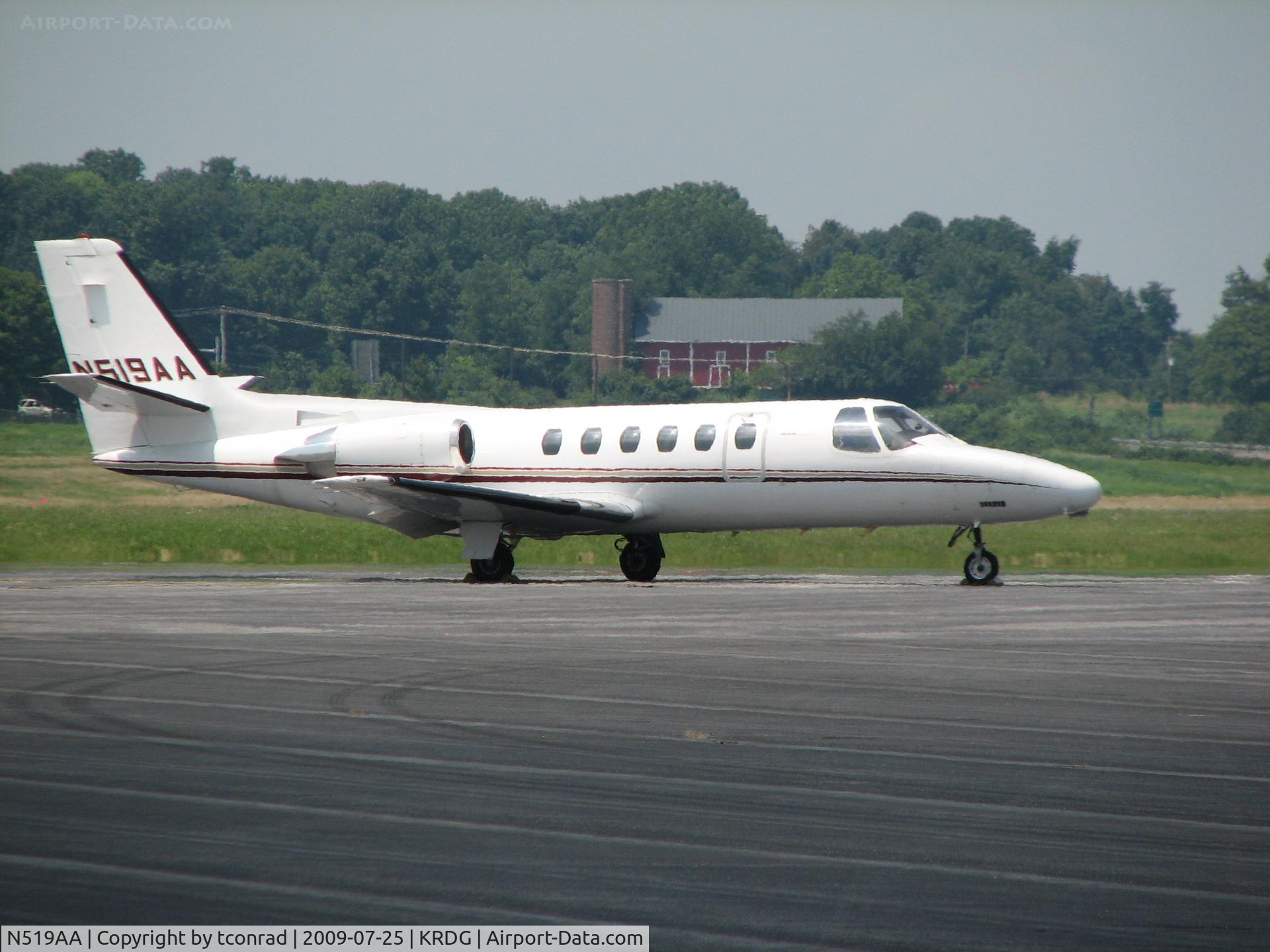 N519AA, 1979 Cessna 550 Citation II C/N 550-0053, at Reading