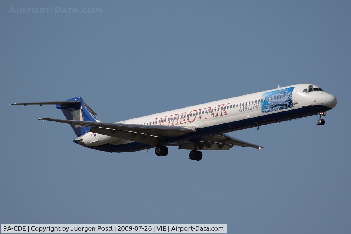 9A-CDE, 1981 McDonnell Douglas MD-82 (DC-9-82) C/N 48066, MD-82