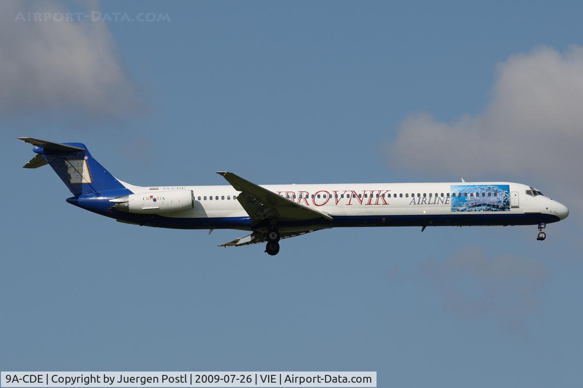 9A-CDE, 1981 McDonnell Douglas MD-82 (DC-9-82) C/N 48066, MD-82