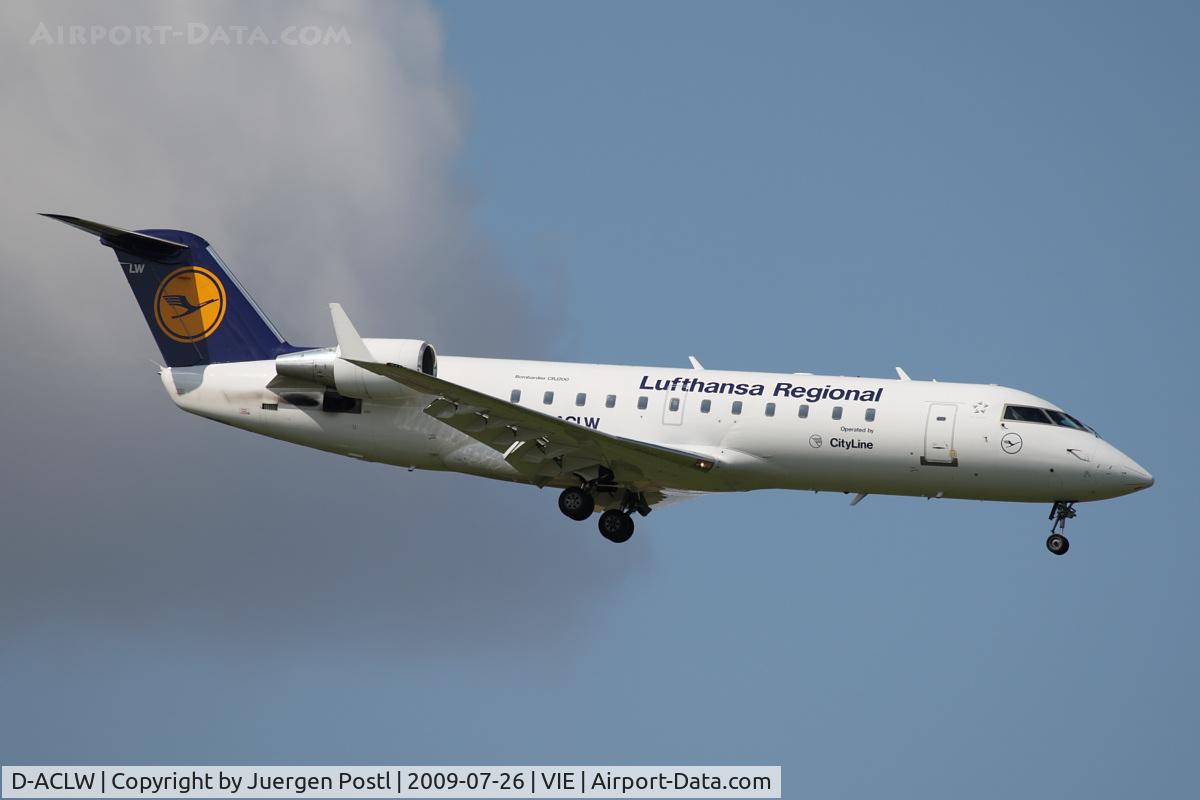 D-ACLW, 1996 Canadair CRJ-200LR (CL-600-2B19) C/N 7114, CRJ100