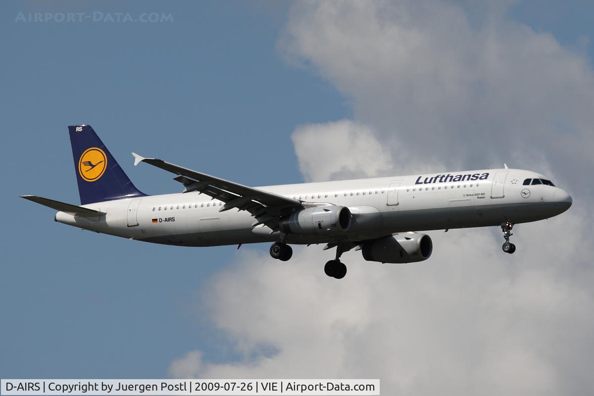D-AIRS, 1996 Airbus A321-131 C/N 0595, Airbus A321-131