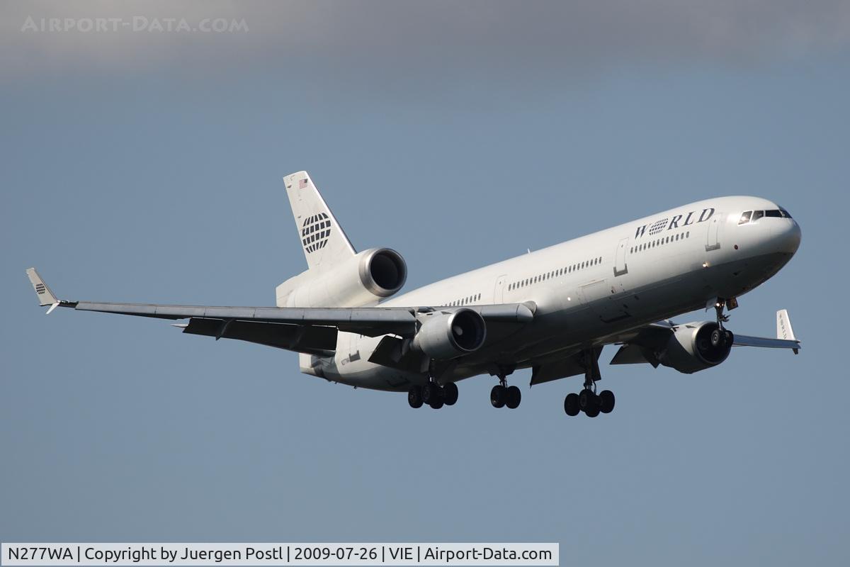 N277WA, 1995 McDonnell Douglas MD-11 C/N 48743, MD-11 World Airways