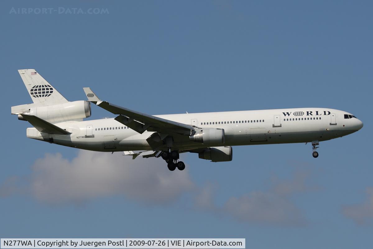N277WA, 1995 McDonnell Douglas MD-11 C/N 48743, MD-11 World Airways
