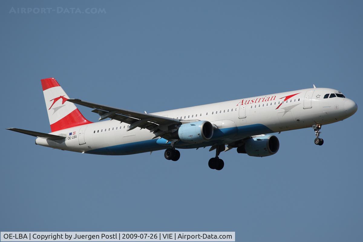 OE-LBA, 1995 Airbus A321-111 C/N 552, Airbus A321-111