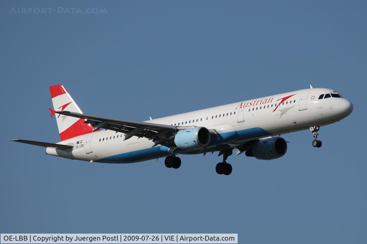 OE-LBB, 1995 Airbus A321-111 C/N 570, Airbus A321-111