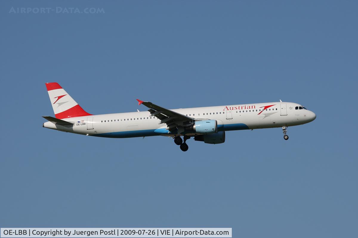 OE-LBB, 1995 Airbus A321-111 C/N 570, Airbus A321-111